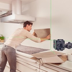 Laser ligne en croix Bosch -  Quigo + (Portée 7 m, livré avec piles, trépied ...