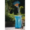 Chariot de jardin mobile GARDENA - Armature métallique - Hauteur de sac régla...