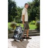 Chariot de jardin mobile GARDENA - Armature métallique - Hauteur de sac régla...