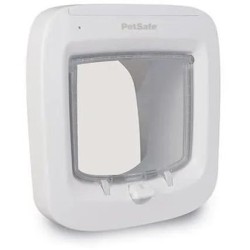 PetSafe- Chatiere a puce électronique PPA19-16145, chatiere a piles, verrouil...