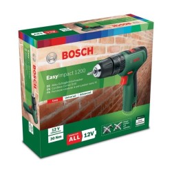 Perceuse a percussion sans-fil Bosch - EasyImpact 1200 (Livrée sans batterie ...