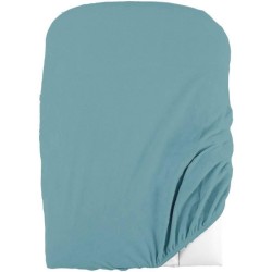 DOMIVA Lot 2 Housses matelas a langer - Eponge polycoton - oeko-Tex - Blanc/N...