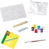 SES Creative - Kit Moulage Plâtre Papillons - 6 Couleurs de Peinture