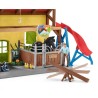 Écurie avec boxes et animaux, coffret de 82 pieces avec chevaux,