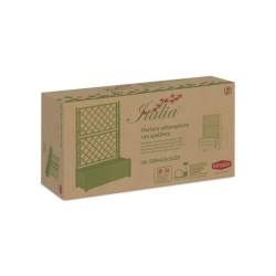 STEFANPLAST Bac a fleur/Jardiniere avec treillis - ITALIA FLOWER BOX - Finiti...
