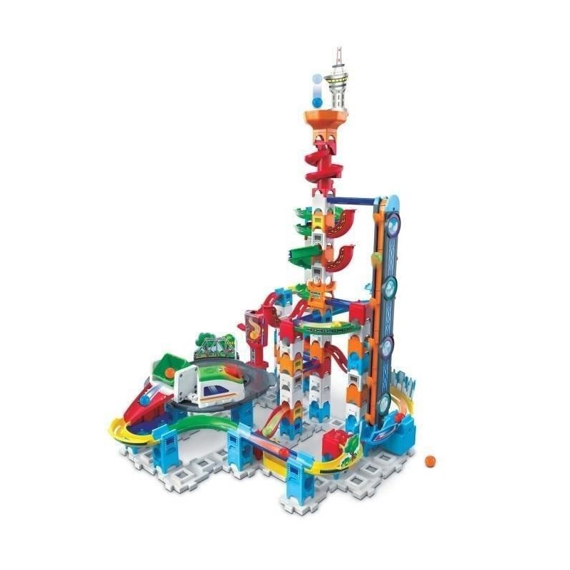 Circuit de billes VTECH MARBLE RUSH - SUPER SKY TOWER SET XL300E - 143 pieces...