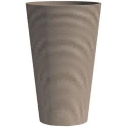 Pot de fleurs haut - GARDEN ID - Green Care Sense Haut Taupe - 55 cm - Garant...