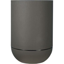 Bac a fleurs - RIVIERA - GRANIT TULIPE - Plastique - D50 x H71 cm - Gris