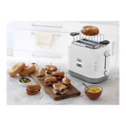 Grille-pain kMix - KENWOOD - TCX751WH - 2 fentes - Fonction baguette et décon...