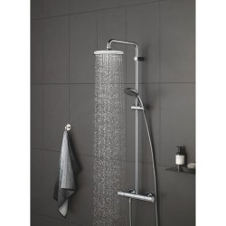 Douche de tete GROHE Vitalio Start 210 - jet unique - économie d'eau - raccor...