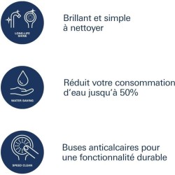 Douche de tete GROHE Vitalio Start 210 - jet unique - économie d'eau - raccor...