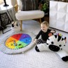 BABY EINSTEIN ZEN LE ZEBRE Tapis d'éveil arche de jeu en bois,  jouets multis...