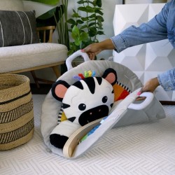 BABY EINSTEIN ZEN LE ZEBRE Tapis d'éveil arche de jeu en bois,  jouets multis...