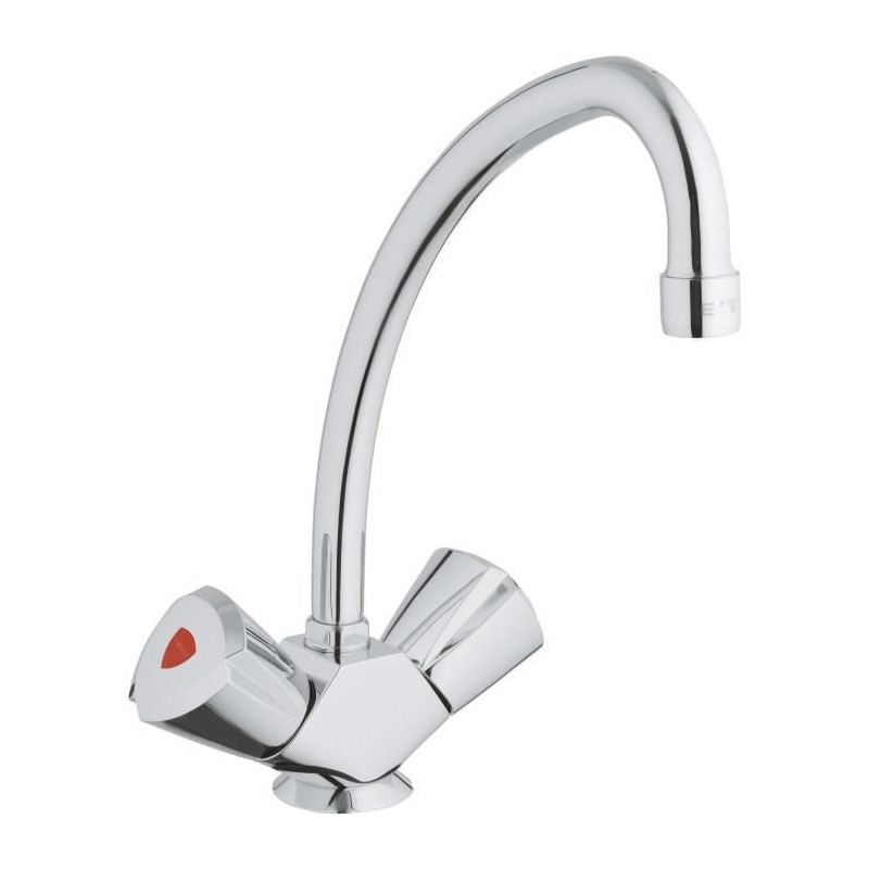Mélangeur Evier - GROHE - Costa Trend - Bec haut - Chromé - Garantie 5 ans