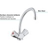 Mélangeur Evier - GROHE - Costa Trend - Bec haut - Chromé - Garantie 5 ans