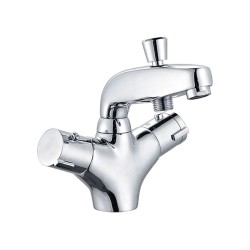Edouard Rousseau - Mitigeur Thermostatique Bain Douche VOLGA 2 Monotrou - Chromé