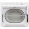 SUREFEED Distributeur de nourriture automatique pour chat anti-odeur - Blanc ...