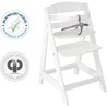 Chaise Haute Évolutive Sit Up III en Bois - ROBA - Réglable en Hauteur - Blanc