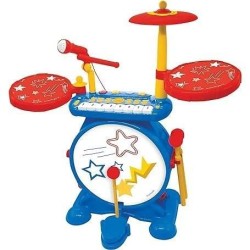 Lexibook - Batterie électronique pour enfant - Lumineuse - Complete avec clav...