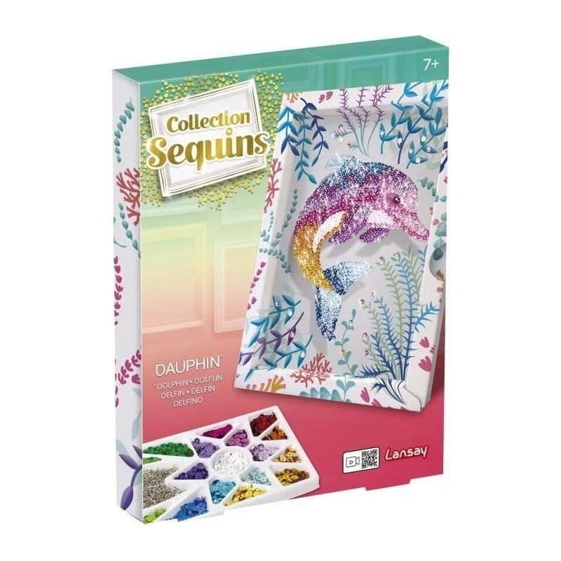 Jeu de création - LANSAY - 20326 - Collection Sequins Dauphin