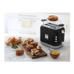 Grille-pain kMix - KENWOOD - TCX751BK - 2 fentes - Fonction baguette et décon...