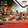 LEGO City 60445 Camion de F1 avec voitures de F1 RB20 et AMR24 - Jeu pour gar...