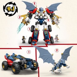 LEGO NINJAGO 71834 Le robot ultra combo de Zane - Jeu de construction 4-en-1 ...