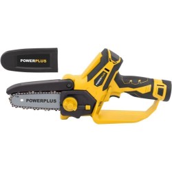 Mini tronçonneuse sans fil POWERPLUS POWXG1045 - 12V - 10cm - 2x batteries 2A...