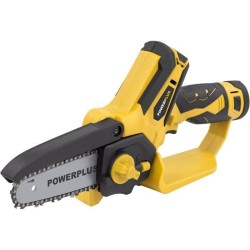 Mini tronçonneuse sans fil POWERPLUS POWXG1045 - 12V - 10cm - 2x batteries 2A...
