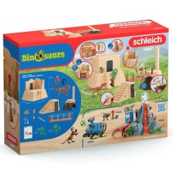 Aventures au temple perdu, Schleich 42657 Dinosaurs, Coffret avec un