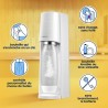 Machine a soda et eau pétillante SODASTREAM - TERRA Blanche - 2 bouteilles co...