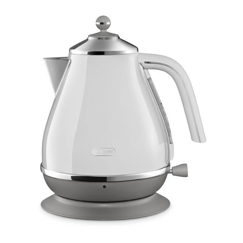Bouilloire DELONGHI ICONA CAPITALS - 1,7L - Acier inoxydable - Base