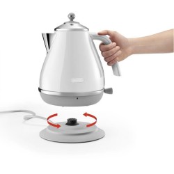 Bouilloire DELONGHI ICONA CAPITALS - 1,7L - Acier inoxydable - Base