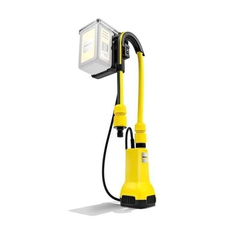 Pompe vide-futs sur batterie KARCHER BP 2.000-18 (Livré sans batterie ni char...