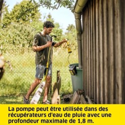 Pompe vide-futs sur batterie KARCHER BP 2.000-18 (Livré sans batterie ni char...