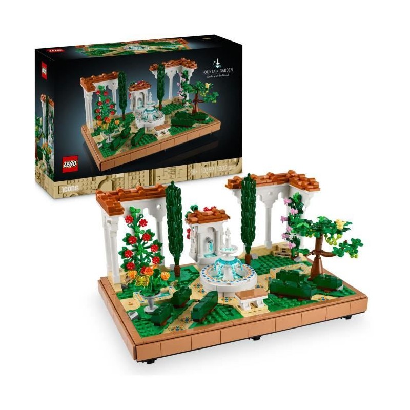 LEGO Icons 10359 Le jardin andalou Cadeau pour adultes amateurs de jardinage ...