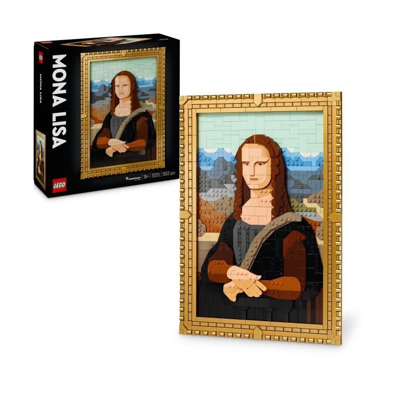 LEGO Art 31213 La Joconde - Set de construction tableau de Léonard de Vinci -...
