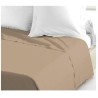 LOVELY HOME Drap Plat 100% coton 240x300 cm beige