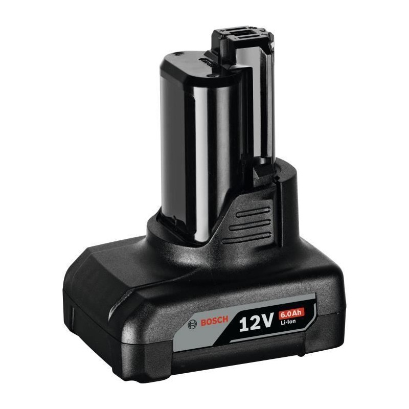 Batterie Bosch Professional 12V 6,0Ah - Grande autonomie - Li-ion - Noir