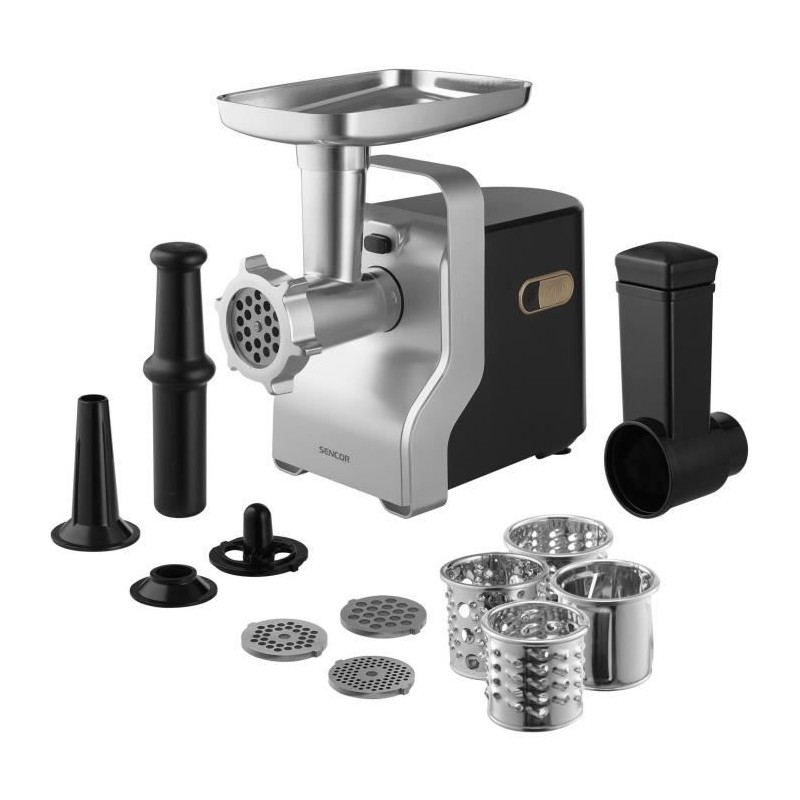Hachoir a viande - SENCOR - SMG 6400SL - 700 W - Noir / Argent