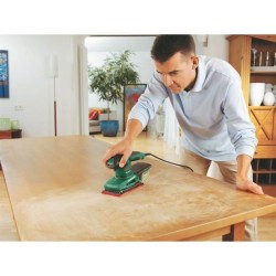Ponceuse vibrante filaire Bosch - PSS 250 AE (250W, coffret de rangement, dis...