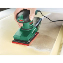 Ponceuse vibrante filaire Bosch - PSS 250 AE (250W, coffret de rangement, dis...