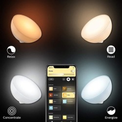 Lampe portable connectée Philips Hue Go White and Color - Compatible