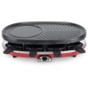 Appareil a raclette 4 en 1 HKoeNIG - RP418 - Juqu'a 8 personnes - 3 plaques i...