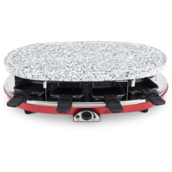 Appareil a raclette 4 en 1 HKoeNIG - RP418 - Juqu'a 8 personnes - 3 plaques i...