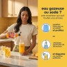 Machine a soda et eau pétillante SODASTREAM - TERRA Noire - 2 bouteilles comp...