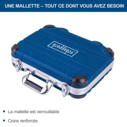 Malette a outils de 135 pieces - SCHAPPACH - TB170 - Outils en acier chrome v...