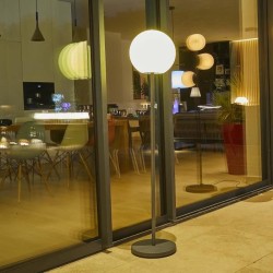 Lampadaire lumineux - LUMISKY - LUNY TALL - H150 cm - Pied métal design scand...
