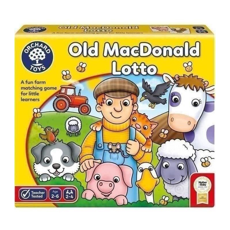 Old MacDonald Lotto - Jeu de Memo - ORCHARD