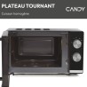 Micro-ondes CANDY Moderna CMW20TNMB 700 W 20L Noir - Fonction